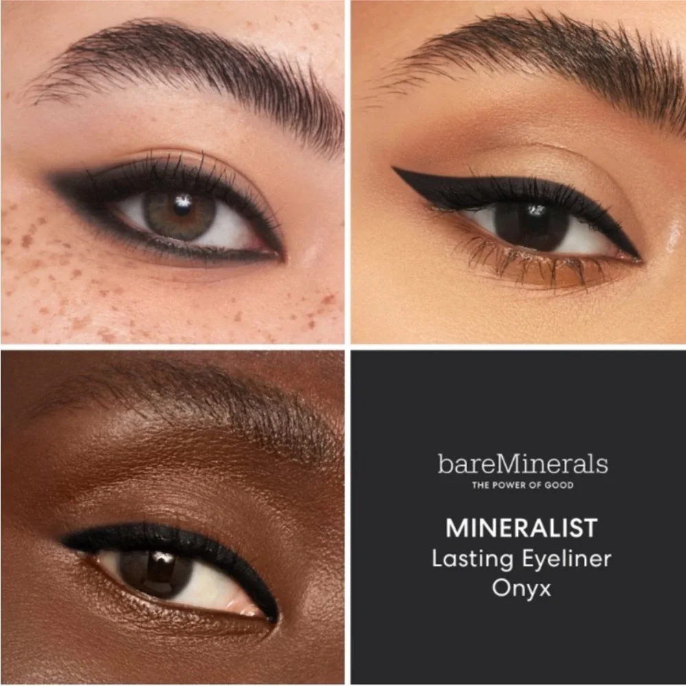 bareMinerals Mineralist Lasting Eyeliner in Onyx Black NIB